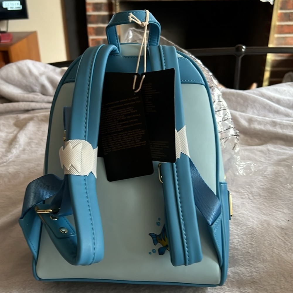 Disney Loungefly The Little Mermaid Stained Glass Mini Backpack – NWT - Picture 2 of 3